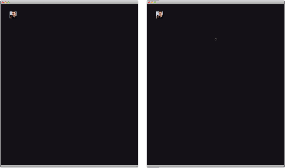 Loading spinner vs. no loading spinner